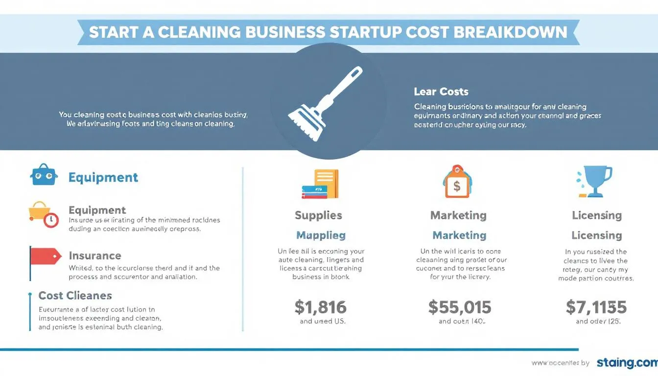 How MaidProfit can assist in minimizing startup costs for a cleaning business.